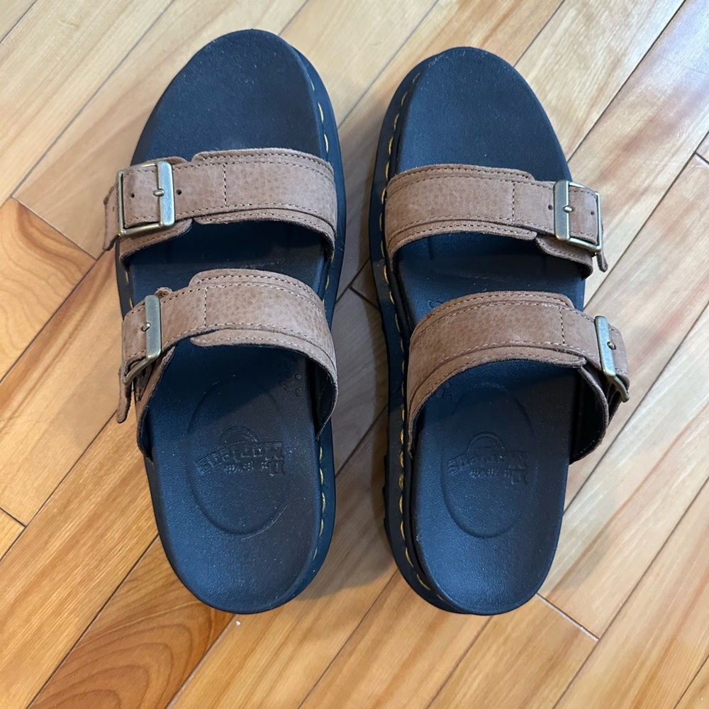 Dr. Martens Brown Leather Sandals